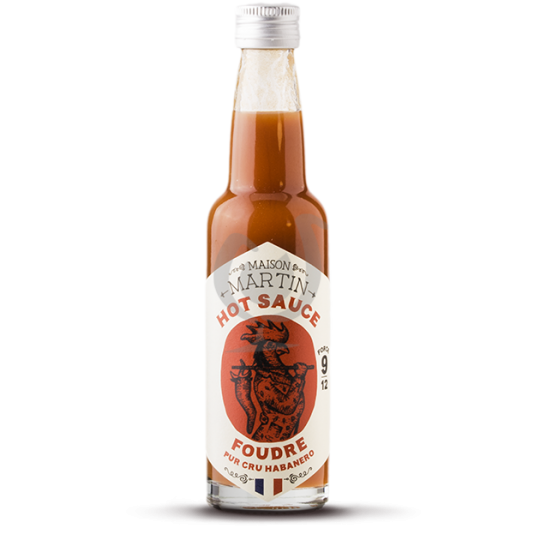 SAUCE PIQUANTE FOUDRE – Pur Cru Habanero Rouge Maison martin